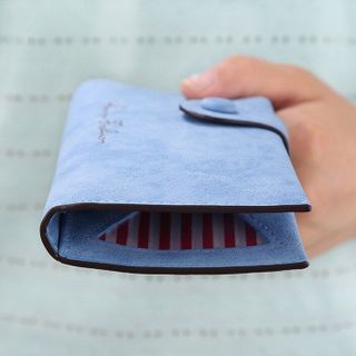 Ví nữ dáng dài Hàn Quốc khóa nút ngoài HORROW FASHION