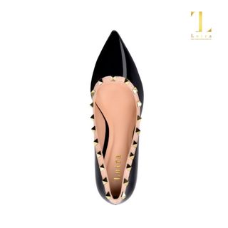 Giầy Cao Gót Nạm Đinh 7 cm Lutra – 5350