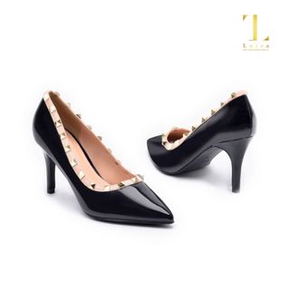 Giầy Cao Gót Nạm Đinh 7 cm Lutra – 5350