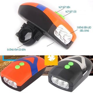 Đèn xe đạp FY-037 kiêm còi báo