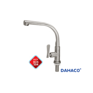 Vòi chén lạnh ống tròn cong 90 độ inox 304 DHC-05B DAHACO giá sỉ