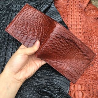 Ví nam da cá sấu 1 mặt