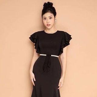 ĐẦM CỘT DÂY EO NGỌC TRAI MS 2340