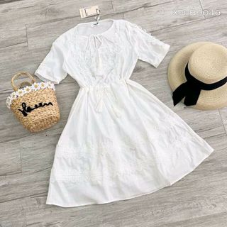ĐẦM TRẮNG XÔ REN CAO CẤP