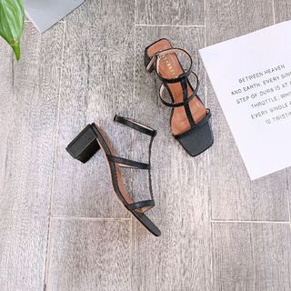 Giày Sandal 6p dây mảnh cao cổ