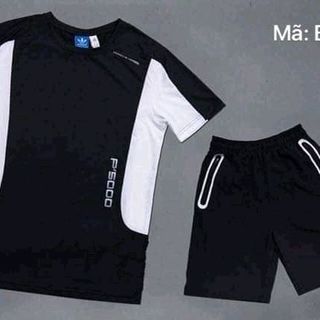 Bộ thể thao nam cổ tròn