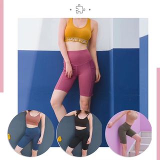 Quần lửng tập gym thun lạnh