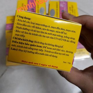 Kem mụn nám trắng da mờ thâm sẹo 10g Neovin