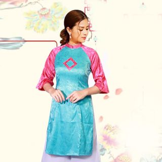 Sét ÁO DÀI CÁCH TÂN GẤM THÁI TUẤN