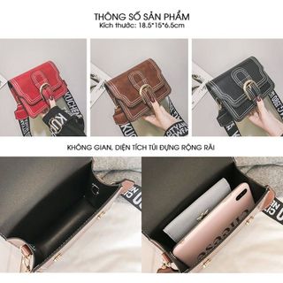 Túi Nữ Đeo Chéo Thời Trang Dây Bản To Phong Cách Hàn Quốc D8403