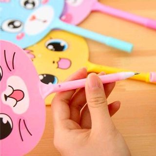 viết quạt mực xanh dương