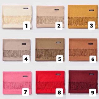 chuyên sỉ lẻ Khăn Cashmere - Khăn quàng cổ Len dệt kim Thời trang sẵn nhiều màu