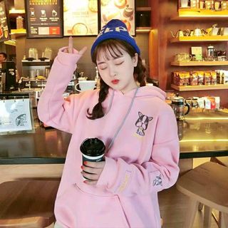 áo khoác nỉ hoodie thêu 3màu