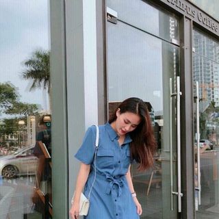 Đầm sơmi kate giá sỉ