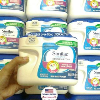 Sữa Similac Advance Non Gmo 658g 0- 12 tháng có bill Mỹ