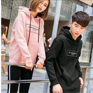 áo hoodies nỉ đắp vải trước