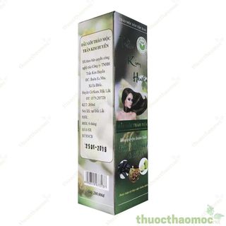 Dầu gội thảo mộc trị sạch gàu trị nấm da đầu Trần Kim Huyền