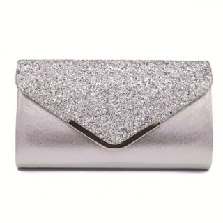 Clutch Nữ Ví Cầm Tay Dự Tiệc Kim Tuyến Óng Ánh Sang Trọng D9161