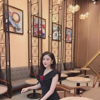 ĐẦM ÔM SÁT NÁCH CỔ TIM XẾP LY 2 BÊN CÁ TÍNH MS 2348