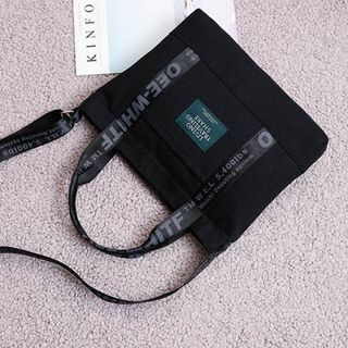 Túi Vải Canvas Phối Chữ Thời Thượng D020
