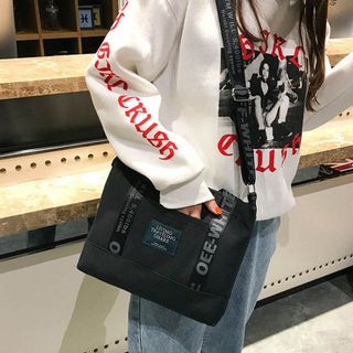 Túi Vải Canvas Phối Chữ Thời Thượng D020