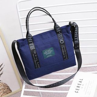 Túi Vải Canvas Phối Chữ Thời Thượng D020