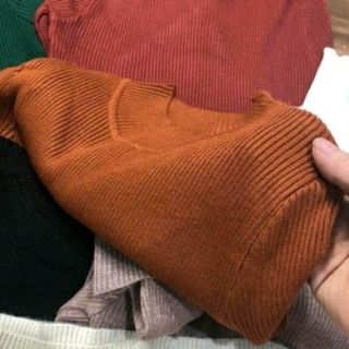 áo len tăm cổ 3 phân