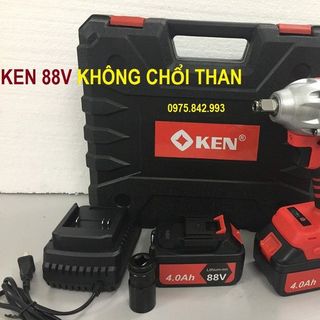 Máy siết bulong bắn vít tôn KEN 88V-không chổi than