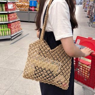 Túi Cói Đeo Vai Thời Trang Phong Cách Vintage Chất Đẹp D327