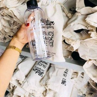 túi vải canvas đựng bình nước