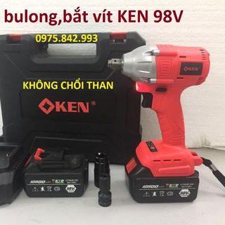 Máy siết bulong bắn vít tôn KEN 88V không chổi than