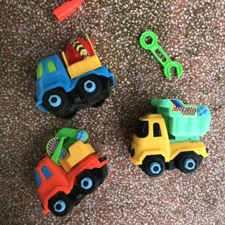 Hộp 3 Xe Công Trường POLI Tháo Lắp
