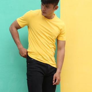 Áo Thun Vàng Cá Sấu Hột CELEB