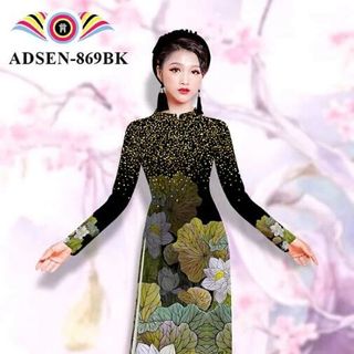 Áo Dài in 3D lụa habutai co dãn giá sỉ