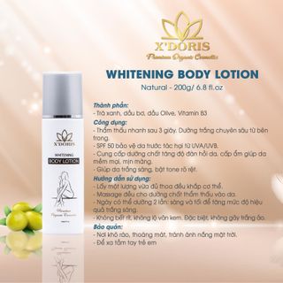 Kem dưỡng trắng Body – X’Doris Body Lotion 180ml