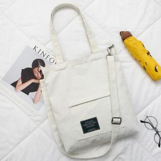 TÚI TOTE VẢI QUAI ĐÔI LIVING TRAVELING TÚI NGOÀI HÌNH HỘP ĐEO VAI ĐEO CHÉO NỮ CANVAS ĐI HỌC ĐI CHƠI TTV11