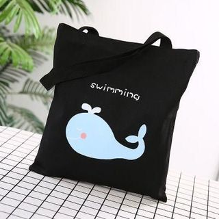 TÚI TOTE VẢI CÁ HEO ĐEO VAI ĐEO CHÉO NỮ CANVAS ĐI HỌC ĐI CHƠI HÀN QUỐC ĐẸP GIÁ RẺ TTV01