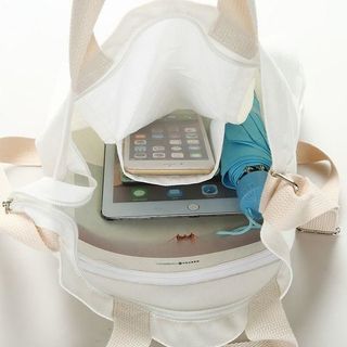 TÚI TOTE VẢI QUAI ĐÔI OoH aHh ĐEO VAI ĐEO CHÉO NỮ CANVAS ĐI HỌC ĐI CHƠI HÀN QUỐC ĐẸP GIÁ RẺ TTV08