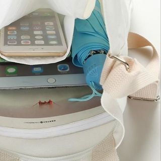 TÚI TOTE VẢI QUAI ĐÔI MÈO CON ĐEO VAI ĐEO CHÉO NỮ CANVAS ĐI HỌC ĐI CHƠI HÀN QUỐC ĐẸP GIÁ RẺ TTV07