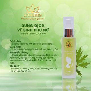 Dung Dịch Vệ Sinh Phụ Nữ – X’Doris Natural 80ml