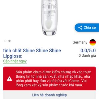 Son Dưỡng Bóng Tự Nhiên Essence Shine Shine Shine - USA