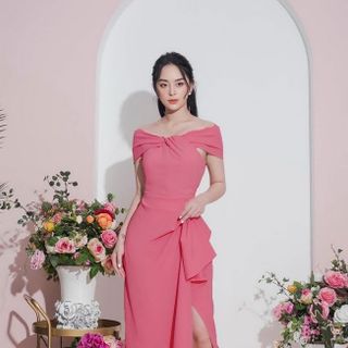 ĐẦM RỚT VAI XẺ LAI QUYẾN RŨ MS 2368