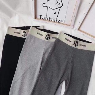Quần legging len tăm phối cạp viền