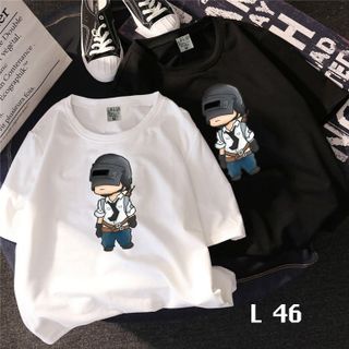 Áo thun trắng đen