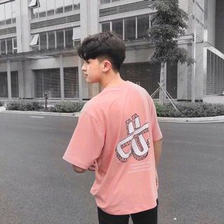Áo thun form rộng giấu quần nam nữ