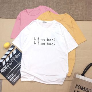 Áo thun chữ đơn giản giá sỉ