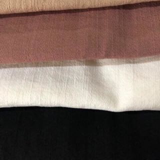 Quần culottes ống suông đũi xước