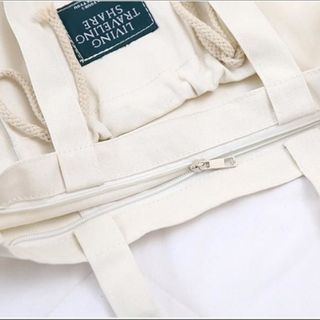 TÚI TOTE VẢI QUAI ĐÔI LIVING TRAVELING Túi ngoài dây rút ĐEO VAI ĐEO CHÉO NỮ CANVAS ĐI HỌC ĐI CHƠI TTV12