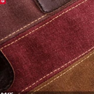 TÚI TOTE VẢI KẺ NGANG NGŨ SẮC ĐEO VAI ĐEO CHÉO NỮ CANVAS ĐI HỌC ĐI CHƠI HÀN QUỐC ĐẸP GIÁ RẺ TTV14