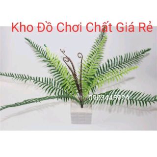 Cây Dương Xỉ Nhựa Trang Trí Tường Cỏ- Cây Giả